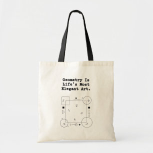 Geometry Life's Elegant Art Mathematical Beauty Tote Bag