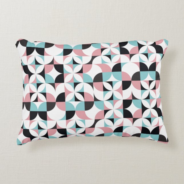 Geometry minimalistic seamless pattern decorative cushion (Front)