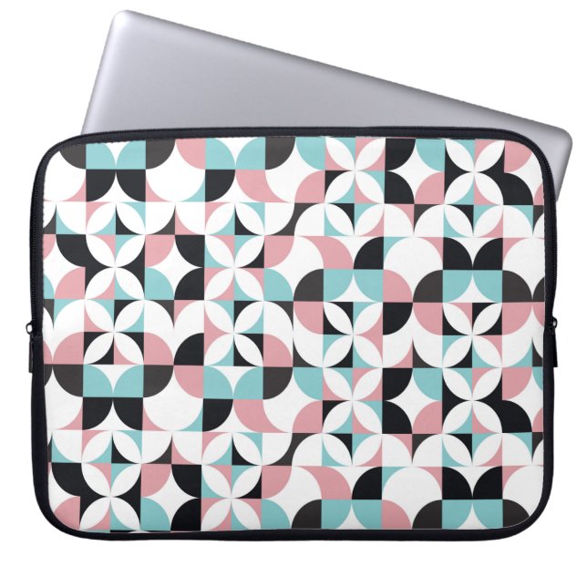 Geometry minimalistic seamless pattern laptop sleeve (Front)