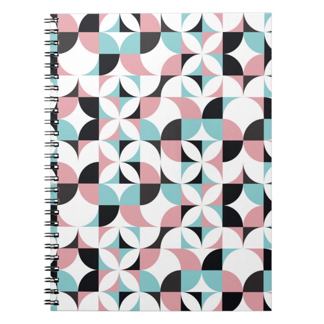 Geometry minimalistic seamless pattern notebook (Front)