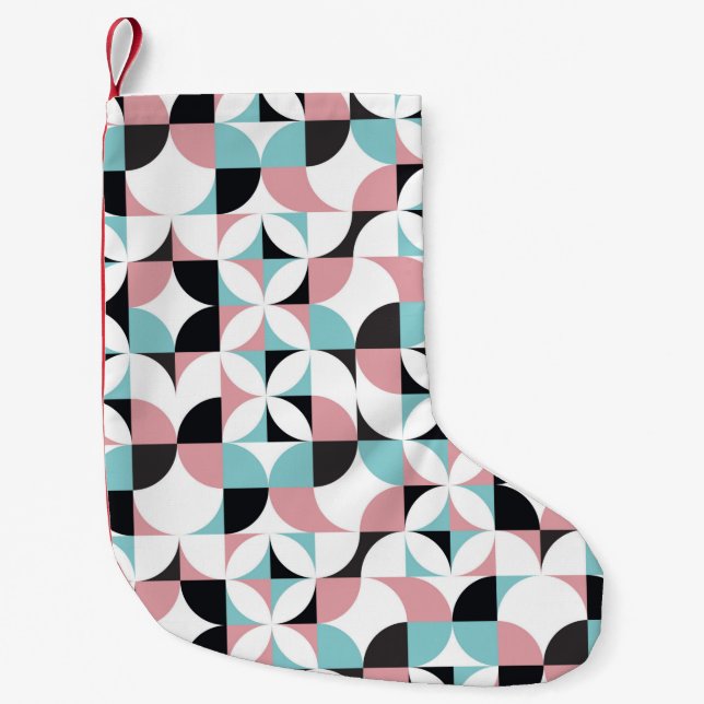 Geometry minimalistic seamless pattern small christmas stocking (Front)