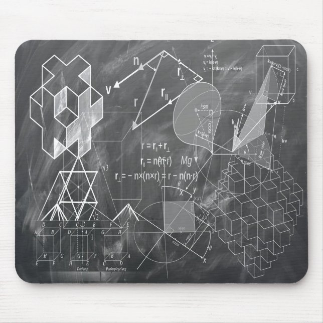 Geometry Mouse Pad (Front)