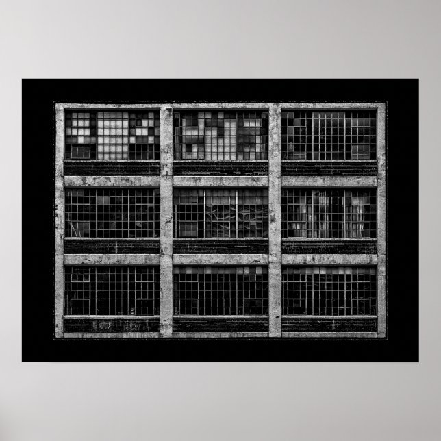 Geometry No 15 with Border Poster (Front)