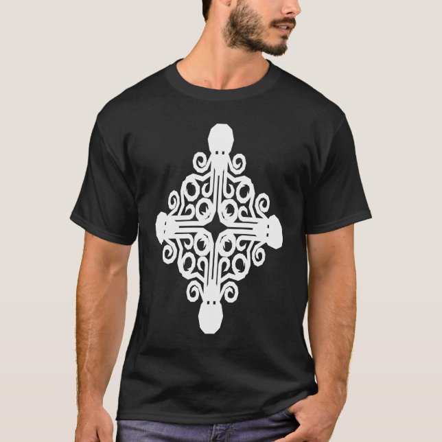 Geometry  Octopus Sea Creature & Saltwater Aquariu T-Shirt (Front)