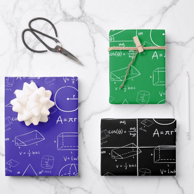 Geometry Professional Wrapping Paper Sheet (Front)