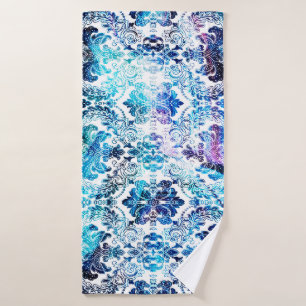 Geometry repeat pattern with texture backgroundabs bath towel