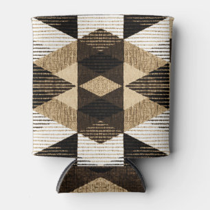 Geometry Repeat: Textured Background Design Can Cooler