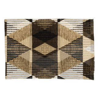 Geometry Repeat: Textured Background Design Pillowcase