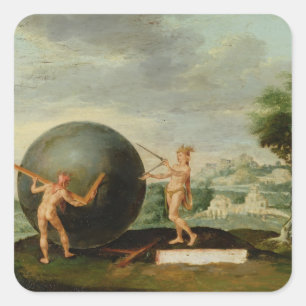 Geometry Square Sticker