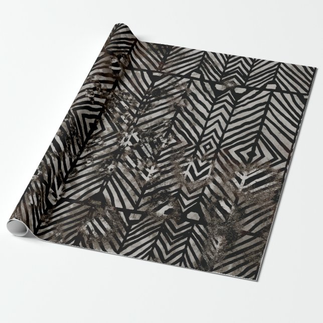 Geometry texture creative repeat modern patternabs wrapping paper (Unrolled)