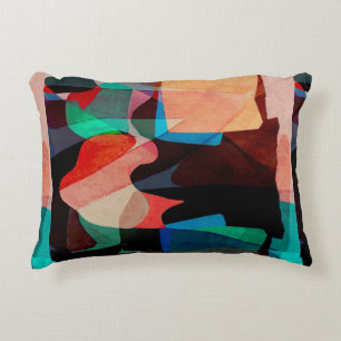 Geometry texture paint classic pattern decorative cushion
