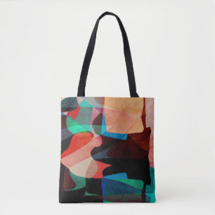 Geometry texture paint classic pattern tote bag