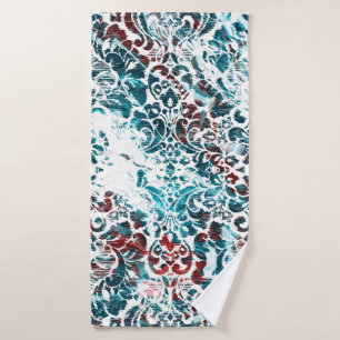 Geometry texture repeat classic patternabstract,am bath towel