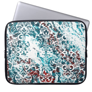 Geometry texture repeat classic patternabstract,am laptop sleeve