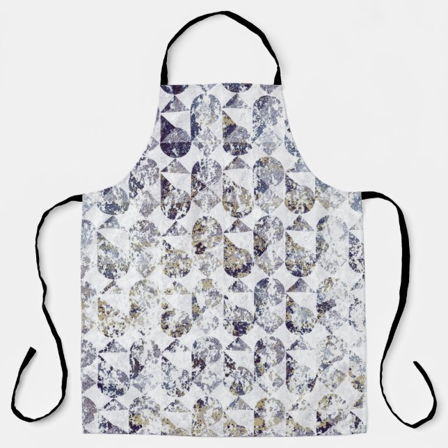 Geometry texture repeat classic patternabstract,ar apron (Front)