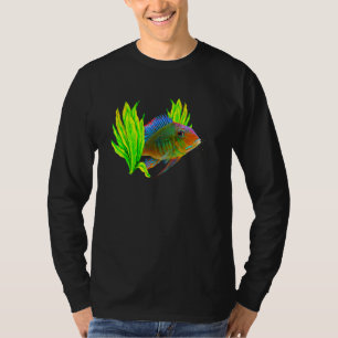 Geophagus Eartheater Cichlid Aquarium Keepers Fish T-Shirt