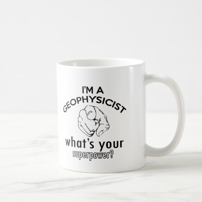 geophysicist design coffee mug (Right)
