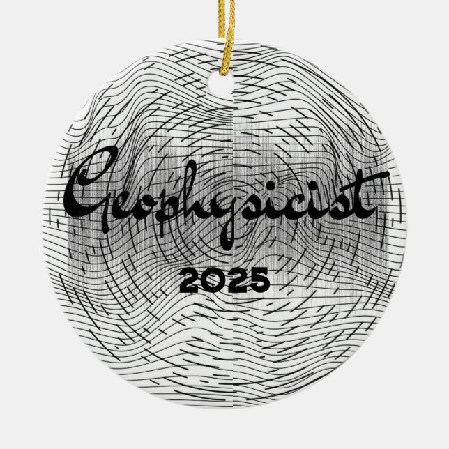 Geophysicist Ornament (Front)
