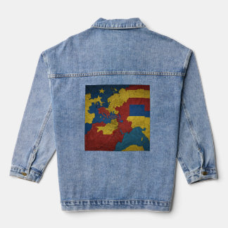 Geopolitical Shifts: Ukraine and Global Dynamics Denim Jacket