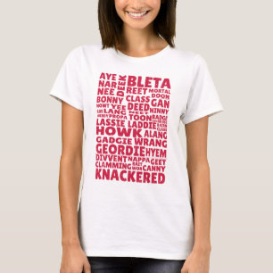 Geordie slang Northern English language T-Shirt
