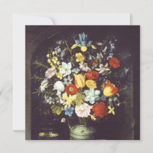 Georg Flegel Big piece of flowers (in niche)