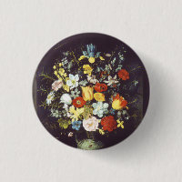 Georg Flegel Big piece of flowers (in niche)