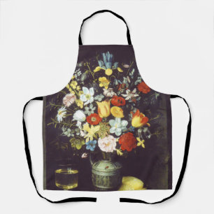 Georg Flegel Big piece of flowers (in niche) Apron