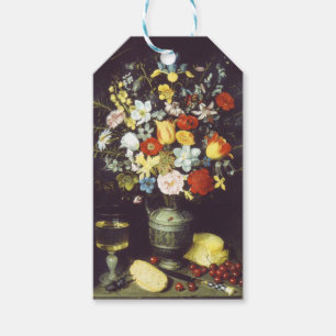 Georg Flegel  Big piece of flowers (in niche)     Gift Tags