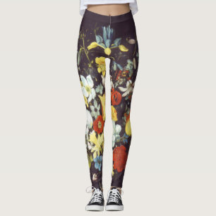 Georg Flegel  Big piece of flowers (in niche)   Leggings