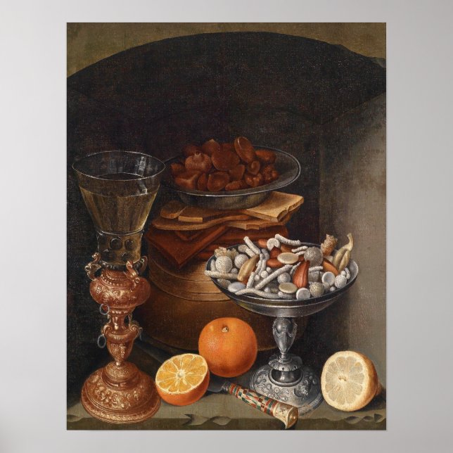 Georg Flegel Still Life with Candy Poster (Front)