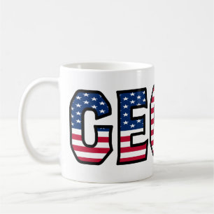 Georg Name Vorname USA styled Tasse Kaffeetasse Coffee Mug