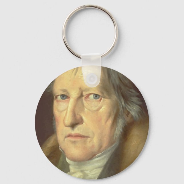 Georg Wilhelm Friedrich Hegel Key Ring (Front)