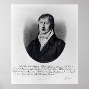 Georg Wilhelm Friedrich Hegel Poster
