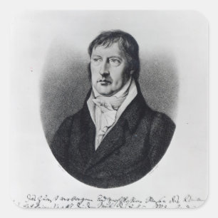 Georg Wilhelm Friedrich Hegel Square Sticker