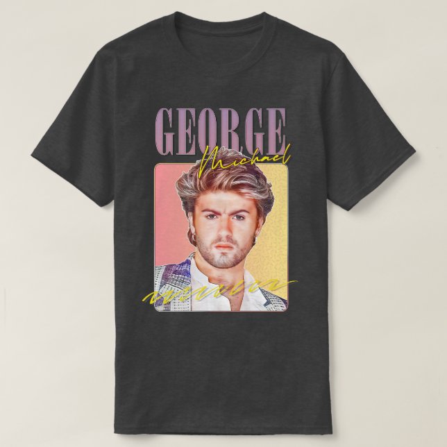 George80s Styled Aesthetic Design T-Shirt (Design Front)