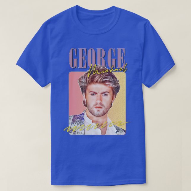 George80s Styled Aesthetic Design T-Shirt (Design Front)