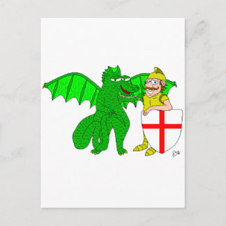 George and the Dragon Postcard
