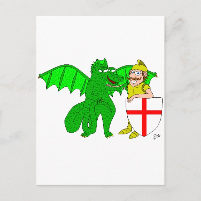 George and the Dragon Postcard (Front)