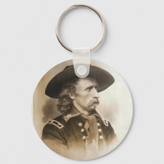 George Armstrong Custer circa 1860s Key Ring (Front)