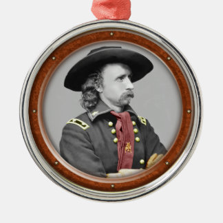 George Armstrong Custer Metal Ornament