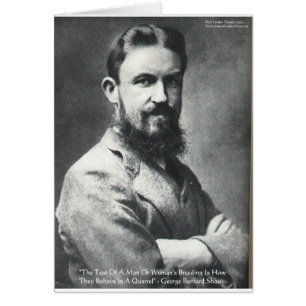 George B Shaw Quarrel/Breeding Wisdom Quote Gifts