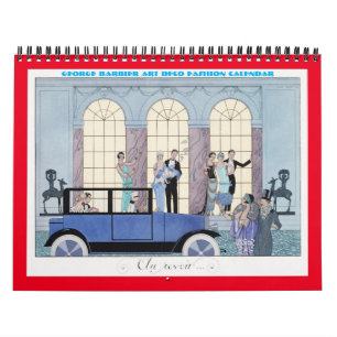 George Barbier Art Deco Fashion Calendar