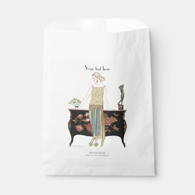 George Barbier Art Deco fashion Favour Bag (Front)