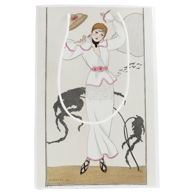 George Barbier, Art Deco Medium Gift Bag (Front)