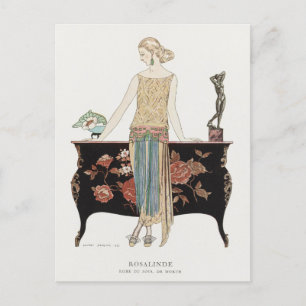 George Barbier, Art Deco Postcard