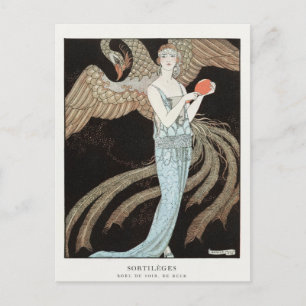 George Barbier, Art Deco Postcard