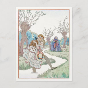 George Barbier, Art Deco Postcard