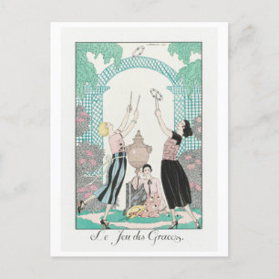George Barbier, Art Deco Postcard