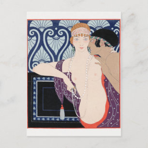 George Barbier, Art Deco Postcard