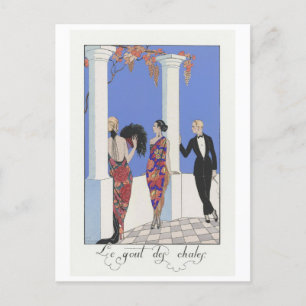 George Barbier, Art Deco Postcard